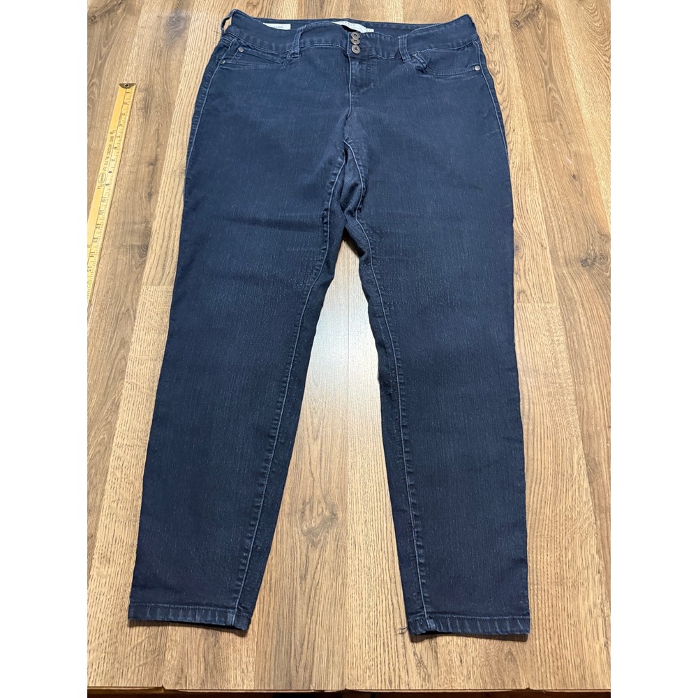 Torrid Jegging Womens Size 18T Dark Wash Denim Pants Three Button High Rise Tall